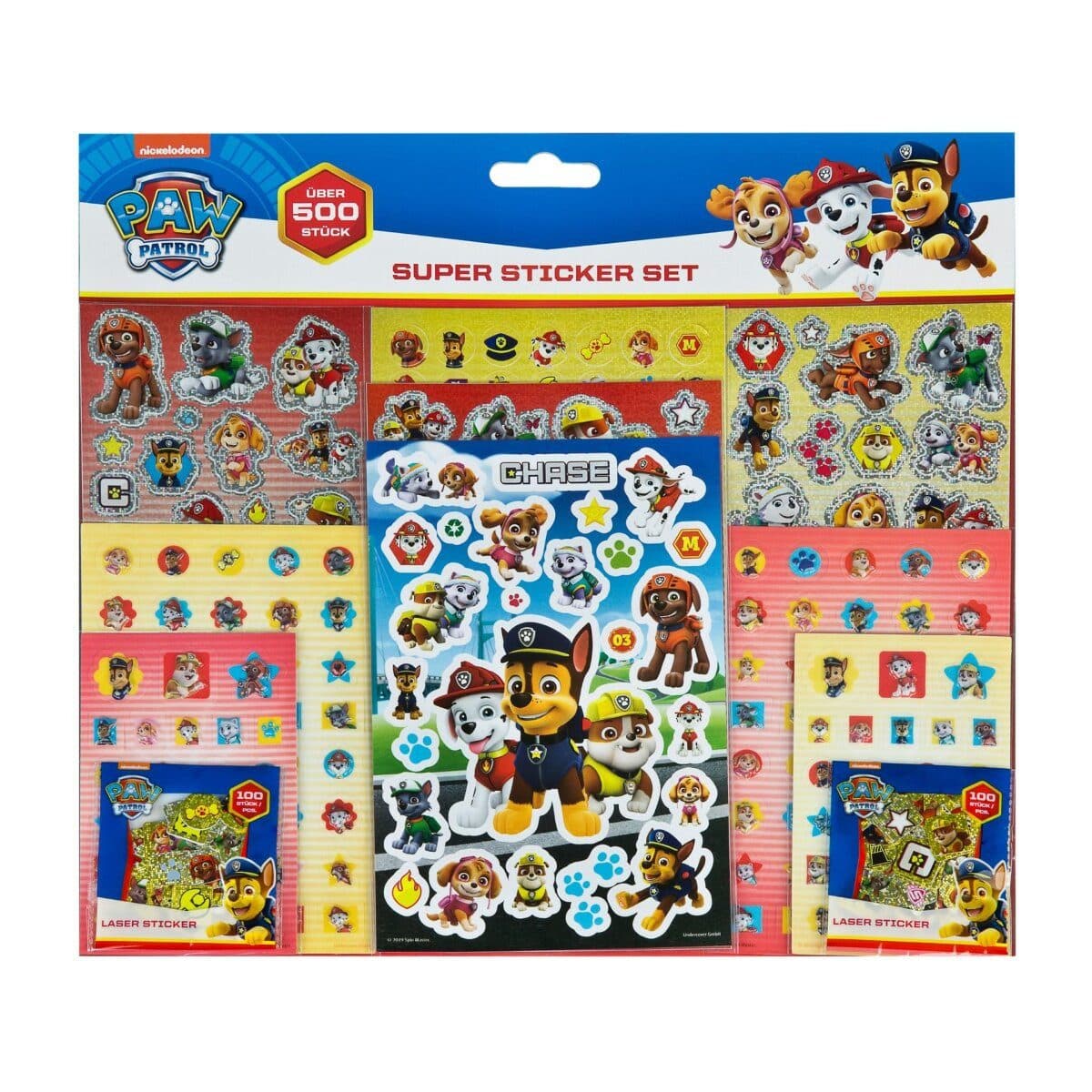 Paw Patrol Sticker-Set 500 Aufkleber für Bastelprojekte