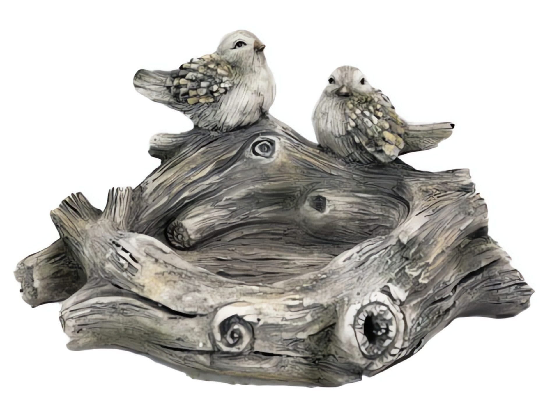 Garden Pleasure Gartenfigur VÖGEL mit Vogelbad Keramik
