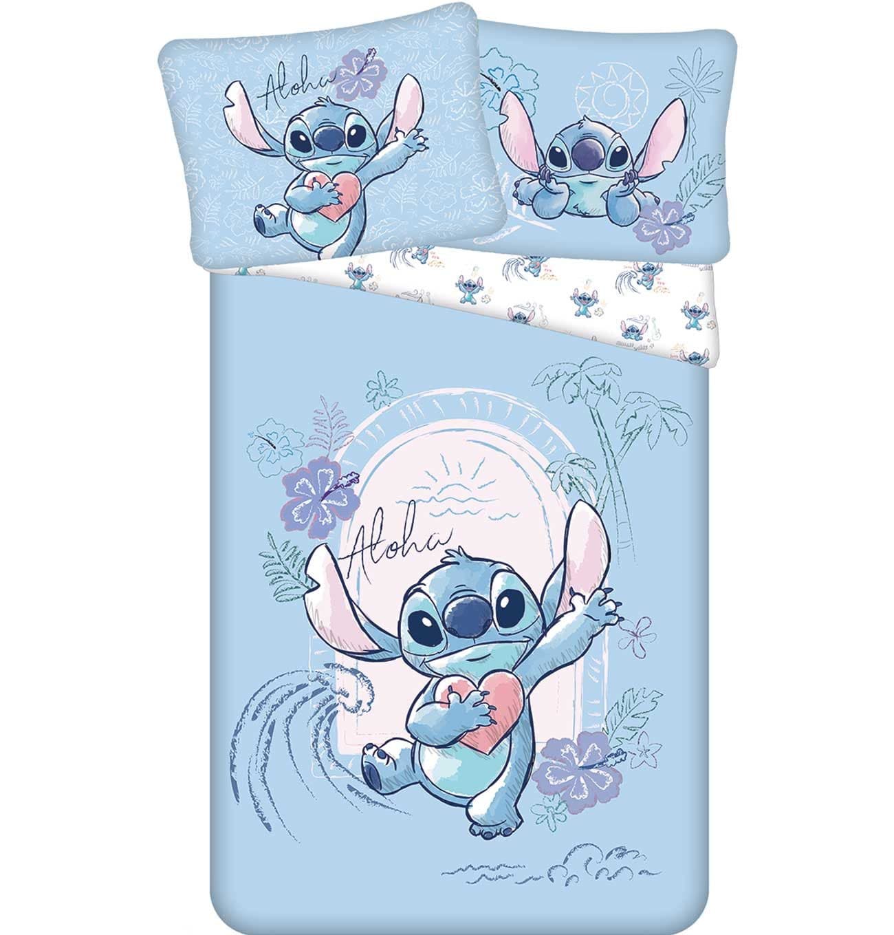 Lilo & Stitch Wendebettbezug Blau 140x200cm mit Kissenbezug - Bild 2