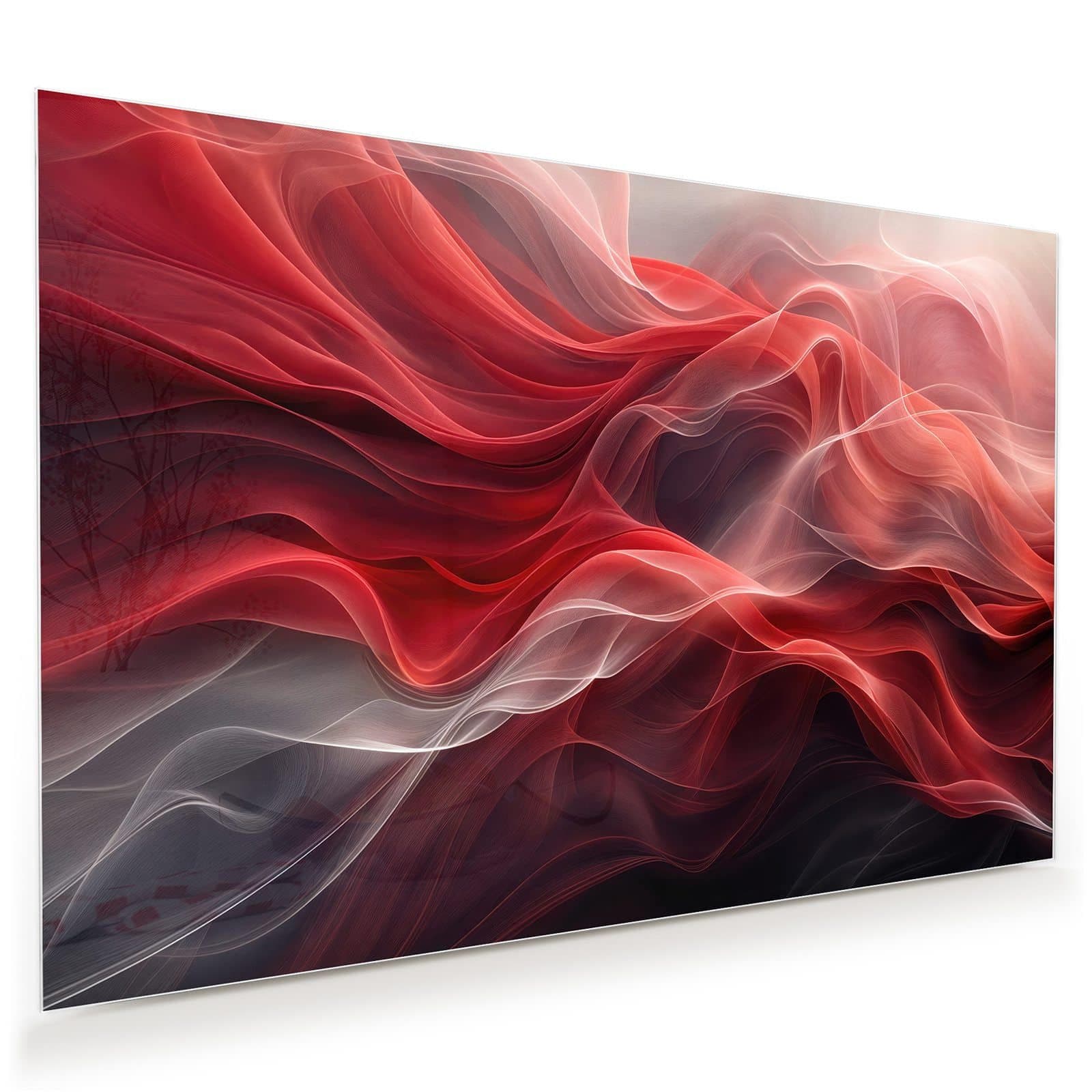 Primedeco Glasbild Wandbild Abstrakte Wellen mit Aufhängung - Bild 2