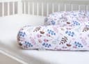 Loolay Nestchenschlange Rosa Blumen BIO-Baumwolle Multifunktion Premium Bild 2