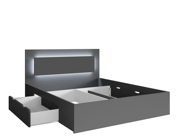 Schlafzimmer Set Graphitgrau