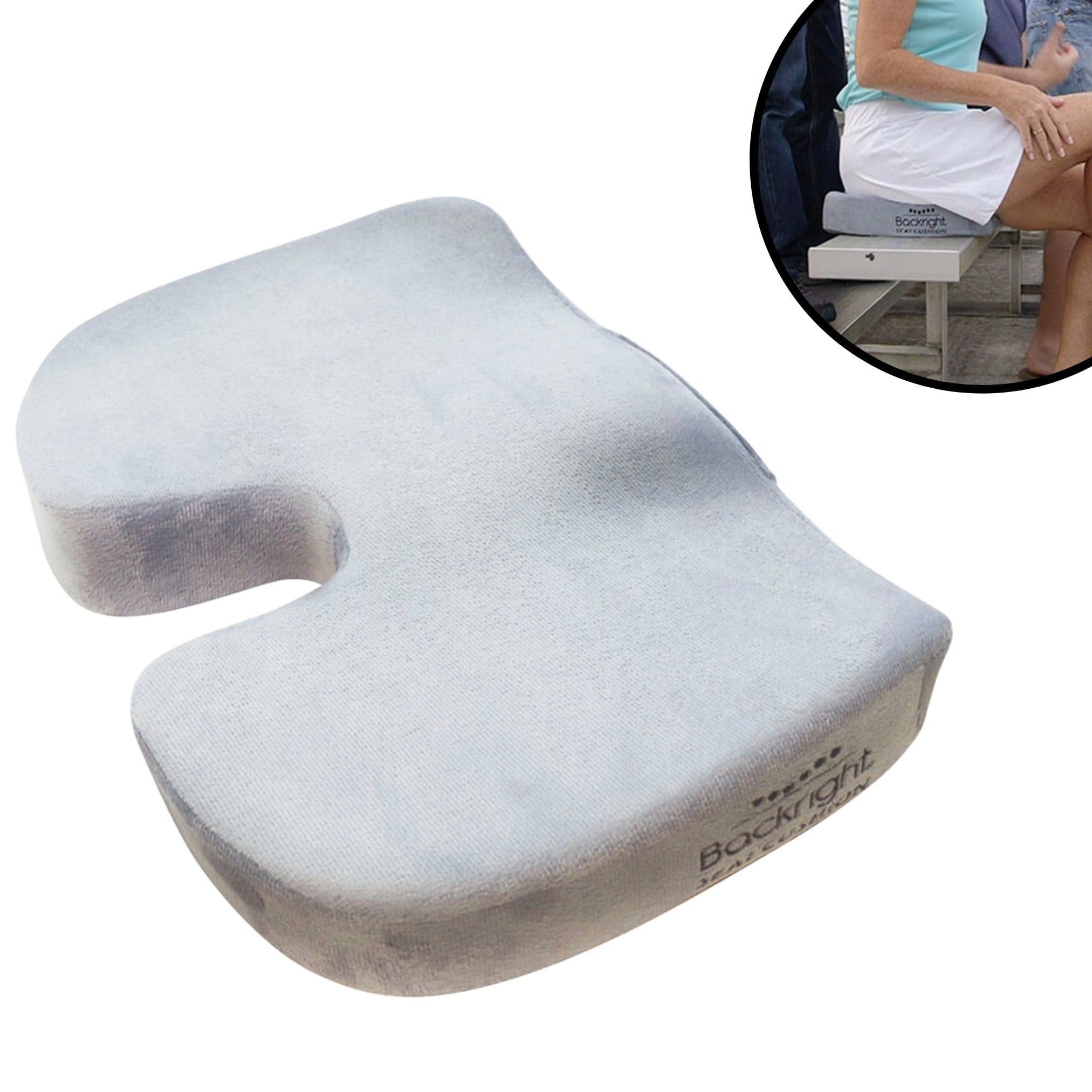 Best Direct® Backright® Sitzkissen Grau Orthopädisch Memory-Schaum - Bild 2