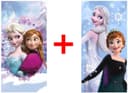 Disney Handtücher Frozen Anna Elsa Strandtuch Badetextilien 2er-Set Bild 2