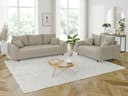 S-Style Möbel Polstergarnitur Leif 3+2 Beige Boucle Skandinavisch Bild 2