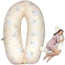 SEI Design Stillkissen XXL Beige Bio-Baumwolle Ergonomisch Bild 2