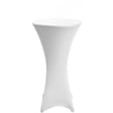 Beautissu Stehtischhusse Stretch Weiß 110-120cm Bild 2