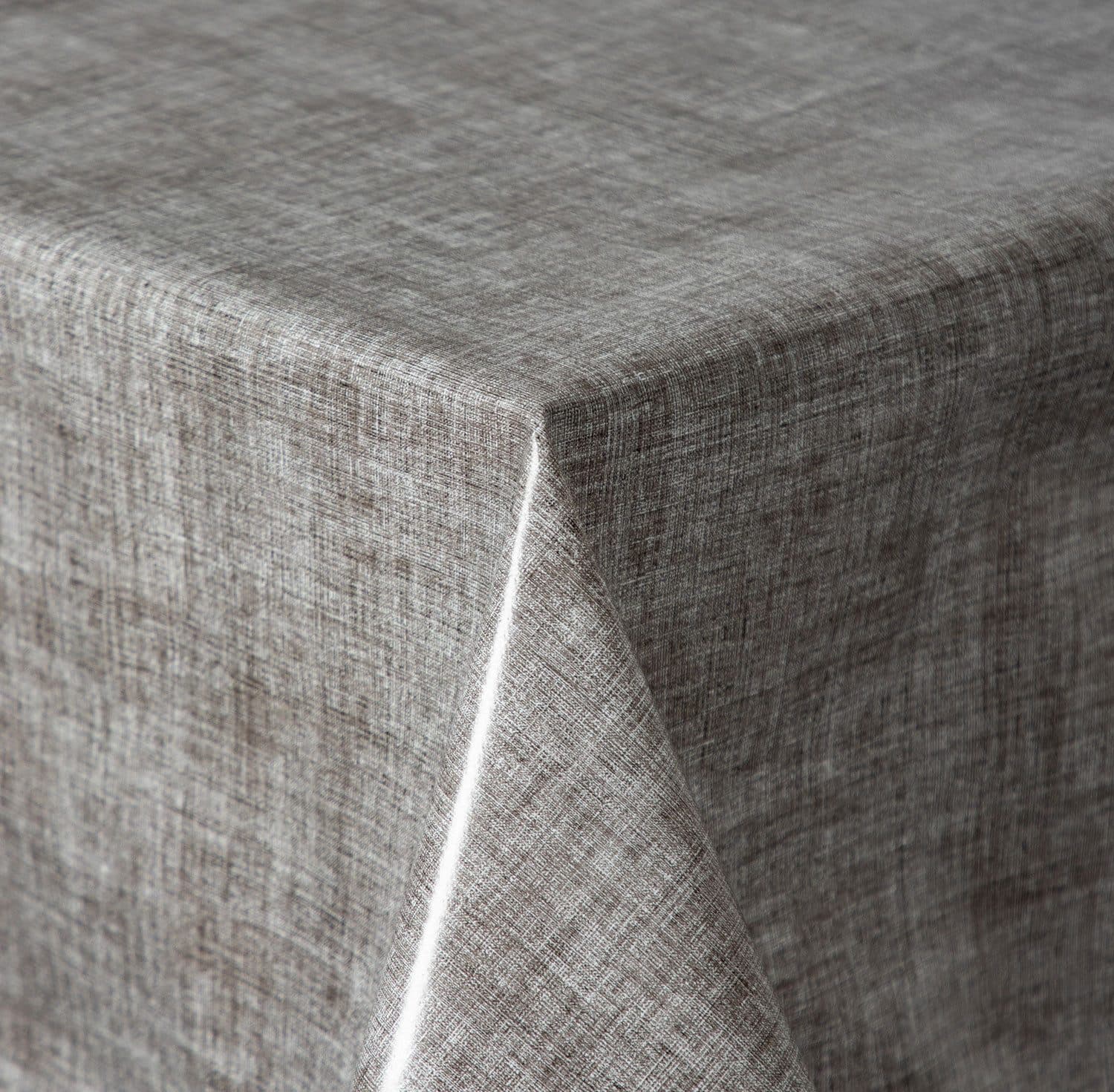 texpot Tischdecke Grau Abwischbar Wachstuch Polyester - Bild 2