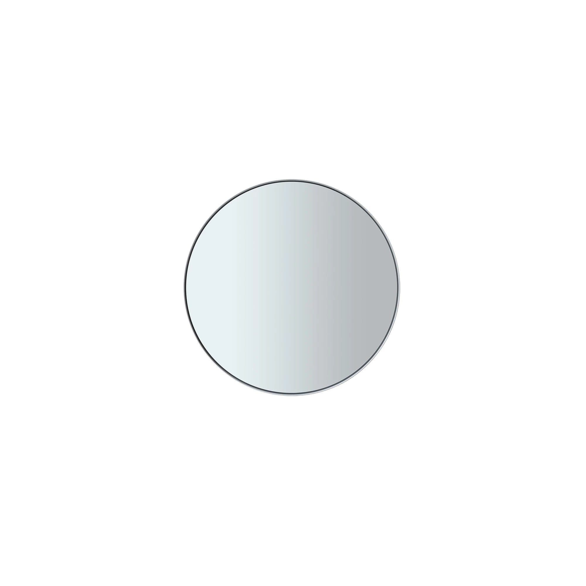 blomus Wandspiegel RIM Grau getöntes Glas Stahlrahmen Rund