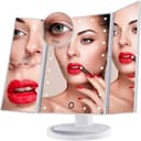 Forrlite Kosmetikspiegel LED Beleuchtung 10x Vergrößerung Bild 2
