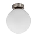 Lindby Deckenleuchte Lennie Weiß Glas IP44 1x60W Bild 2