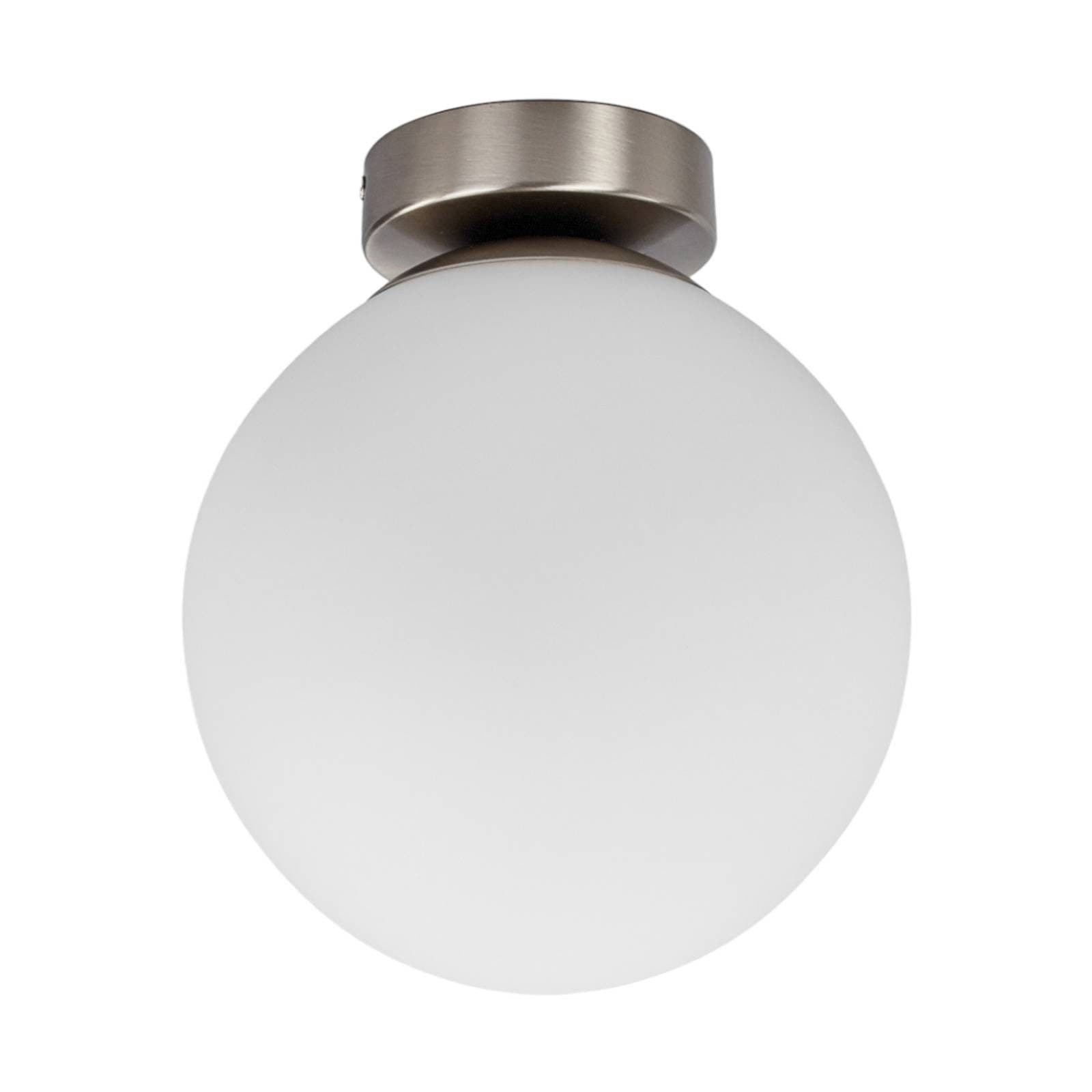 Lindby Deckenleuchte Lennie Weiß Glas IP44 1x60W - Bild 2