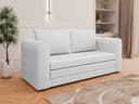 Homesy Schlafsofa Arelis – 2-Sitzer Sofa mit Bettfunktion Grau Bild 2