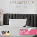 Spessarttraum Federkopfkissen First Class Weiß 40x80cm Allergikerfreundlich Bild 2