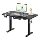 FLEXISPOT Elektrisch Höhenverstellbarer Schreibtisch Schwarz Bild 2