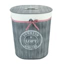 HTI-Line Wäschekorb Maisie Loft Grau Bambus Faltbar Bild 2
