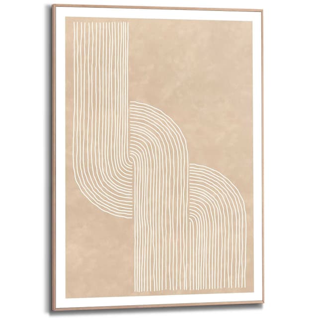 Reinders! Bild mit Rahmen Sandy Knot Beige Wandcollage