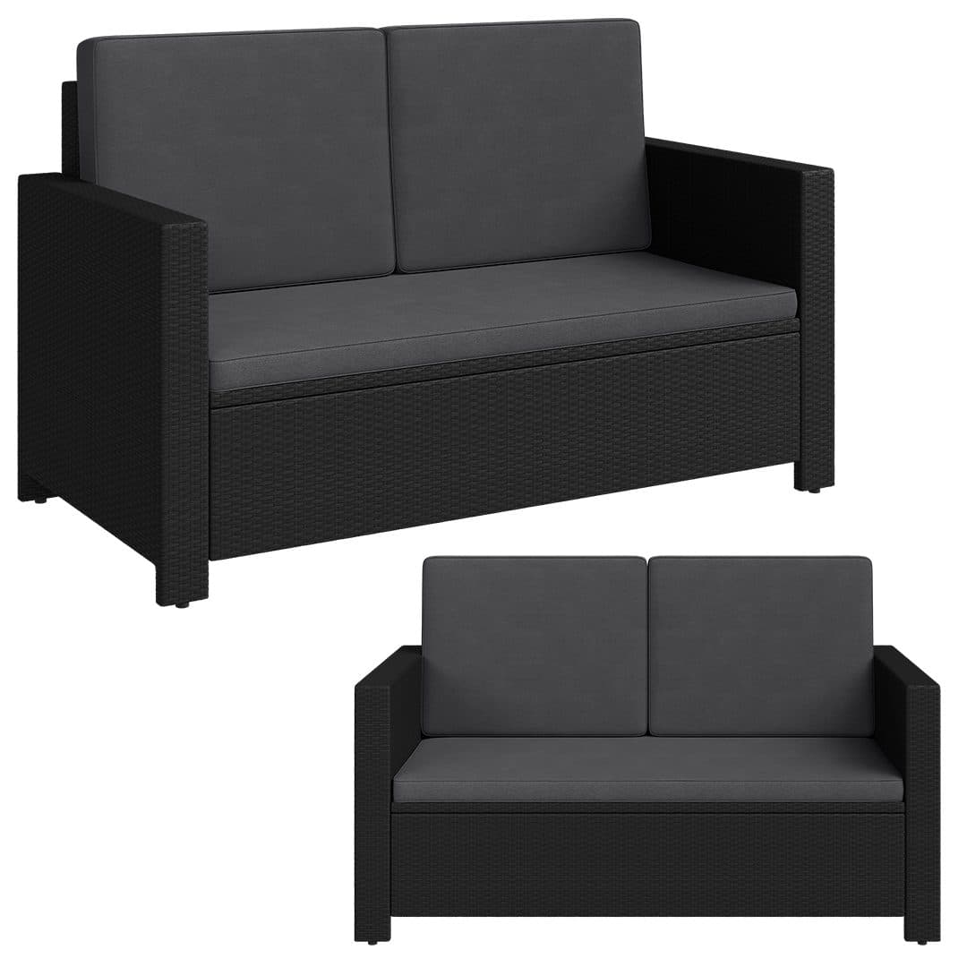 STEELSØN Elnath Lounge-Sofa Polyrattan - Bild 2