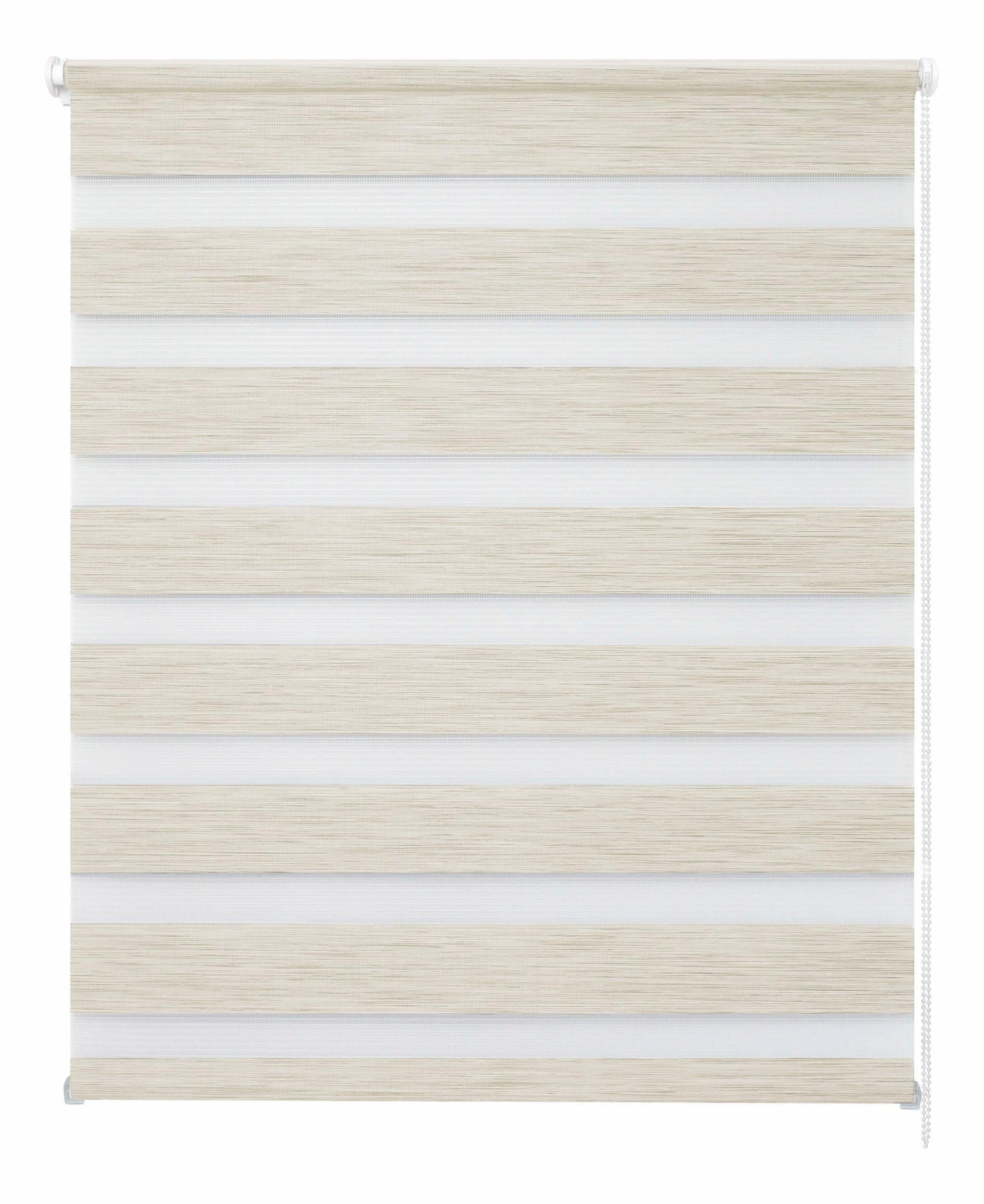 GOOD LIFE Doppelrollo MELIA Beige Klemmfix Polyester - Bild 2