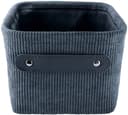 Kleine Wolke Aufbewahrungskorb Bedford Blau Modern Cord-Optik Bild 2