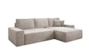 Luxusbetten24 Schlafsofa Lunaro Beige Cord mit Schlaffunktion Bild 2
