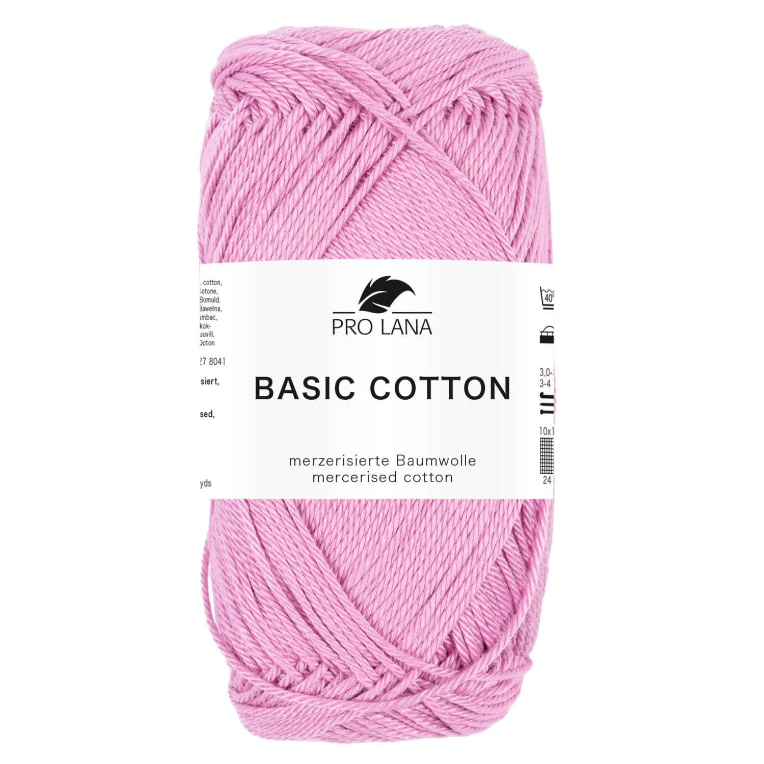 Pro Lana BASIC COTTON Baumwollgarn 50 g Häkelwolle 125 m