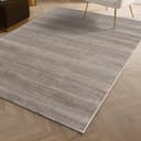 Carpetilla Teppich Marvin Taupe 3D-Effekt Boho Bordüre Bild 2