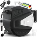 tillvex Schlauchtrommel mit Wandhalterung & Brause Schwarz Bild 2