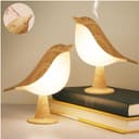 Jibenhome LED Nachttischlampe Kabellos Touch Dimmbar Vogel Bild 2