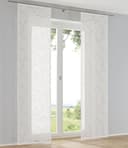 Schiebegardine KUTTI Cadena Schiebevorhang Weiß Ausbrenner Polyester Viskose Bild 2