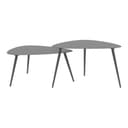 casa.pro Couchtisch (2er Set) »Aymavilles« Outdoor Indoor Stahl Anthrazit Bild 2