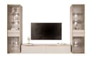 ALLHOUSE24 Wohnzimmer-Set PEONY KASCHMIR II GOLD mit LED Vitrinen & TV-Schrank Bild 2