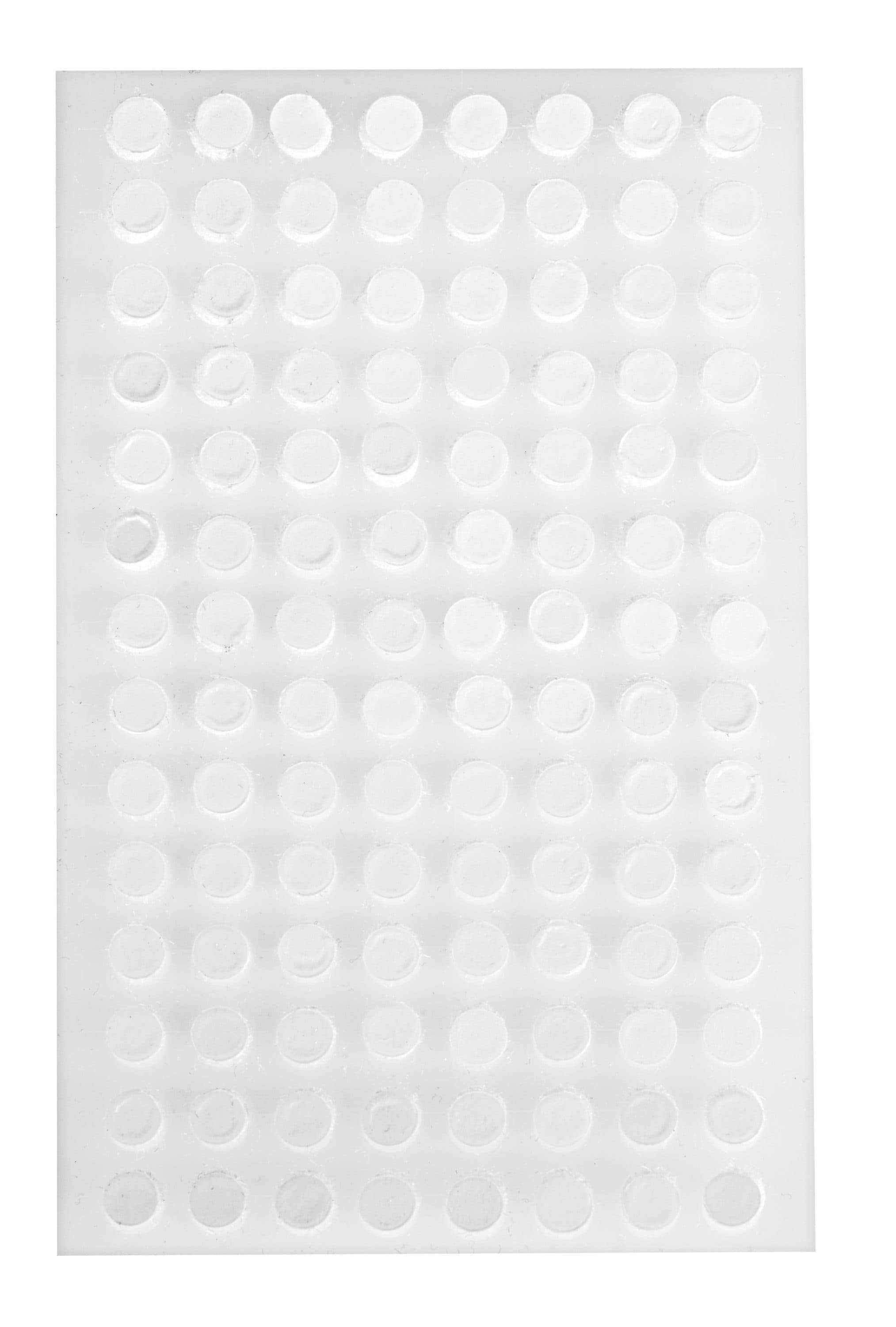 Rayher Klettband Punkte 112 Stück Weiß Selbstklebend