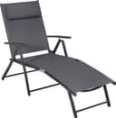 MERXX Gartenliege Deckchair zusammenklappbar 4-fach verstellbar inkl. Kopfkissen Bild 2