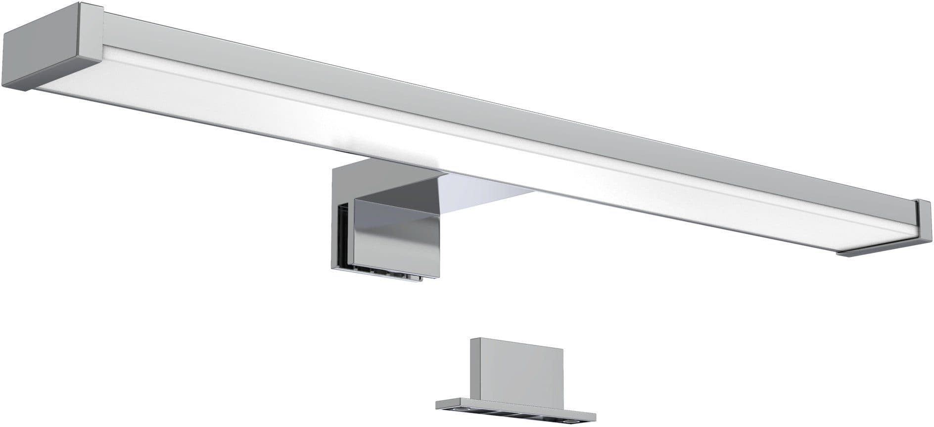 B.K.LICHT Spiegelleuchte LED fest integriert Chrom IP44 - Bild 2