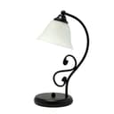 Licht-Erlebnisse Nachttischlampe DOROTHEA Landhausstil Alabasterglas Bild 2