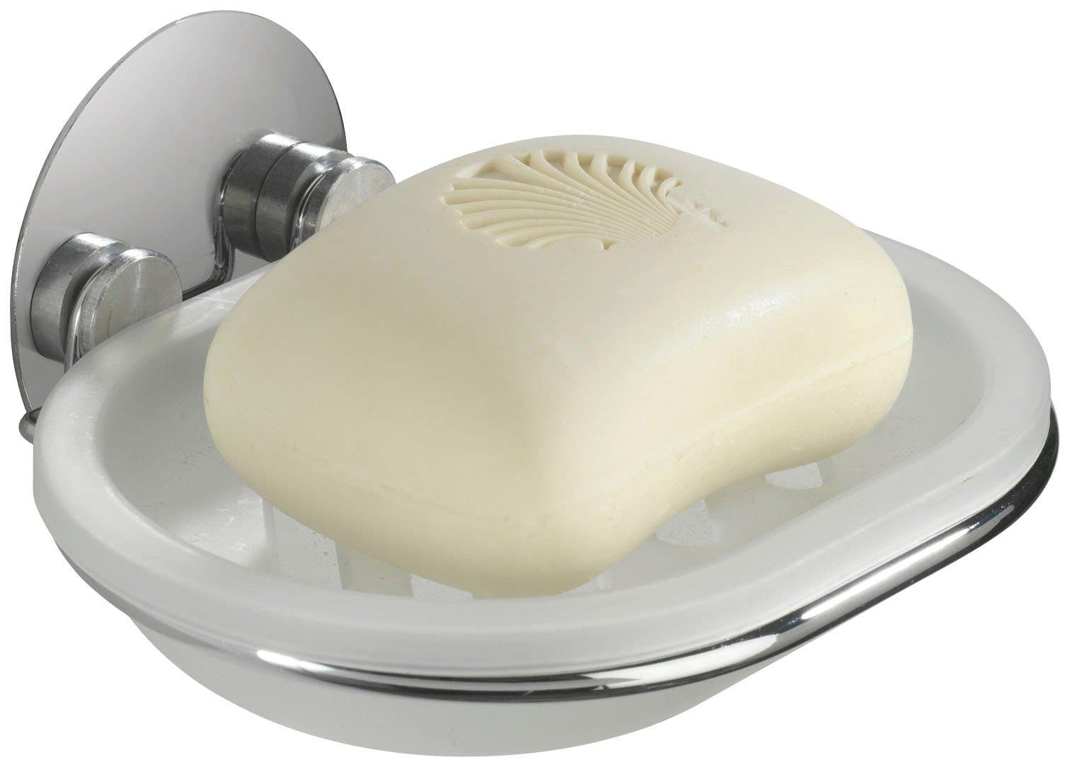 WENKO Seifenablage Turbo-Loc® Set Silber Verchromt Bohrfrei - Bild 2