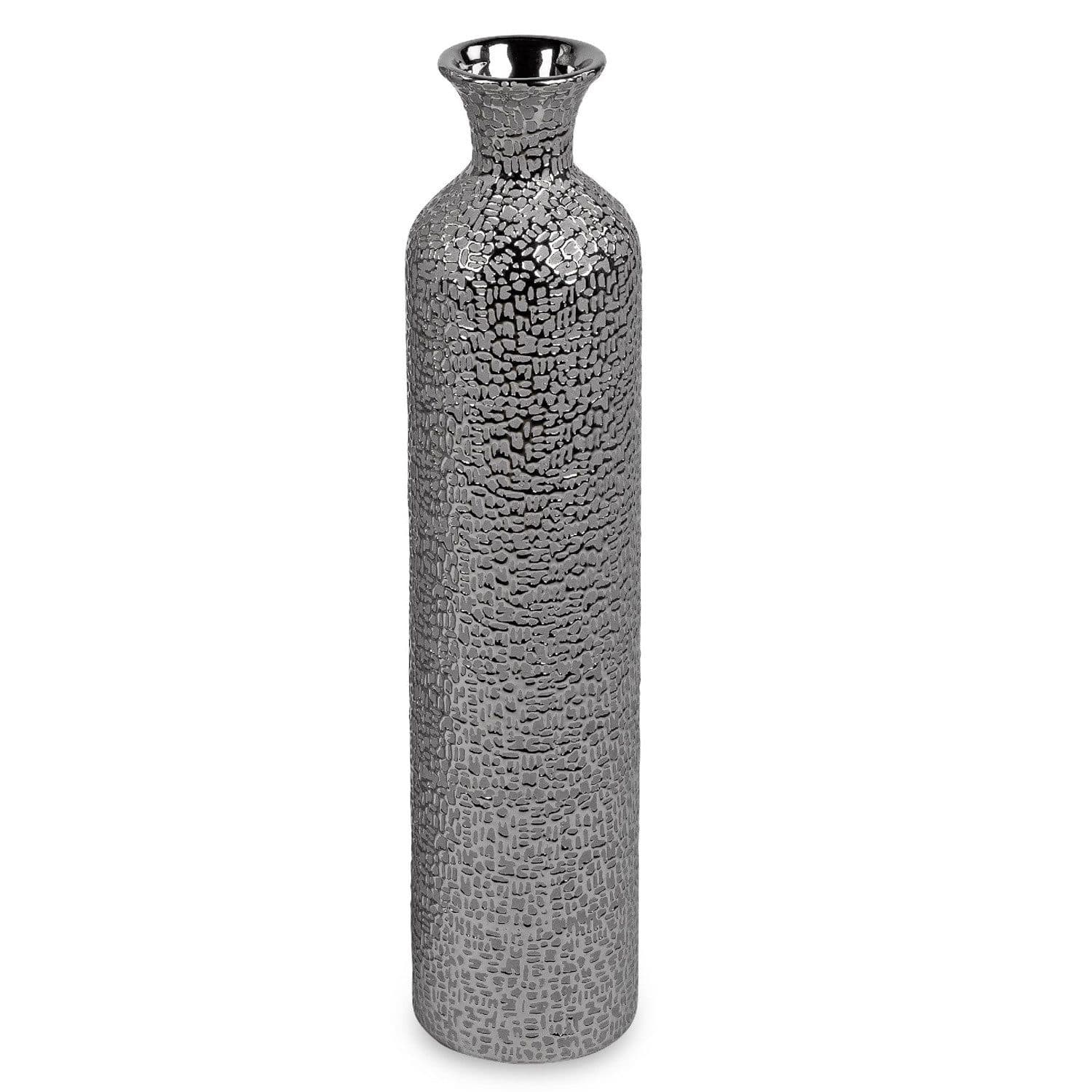 formano Bodenvase Helsinki Silber Grau Keramik 52cm - Bild 2