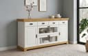 OTTO home Sideboard Rügen Massivholz Landhausstil Weiß Bild 2