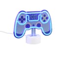 Reality Leuchten LED Wandleuchte Game Over Controller Weiß/Blau Bild 2