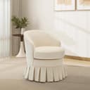 GarveeMore Loungesessel Mid Century Modern Beige Tonnenarmlehnen Bild 2