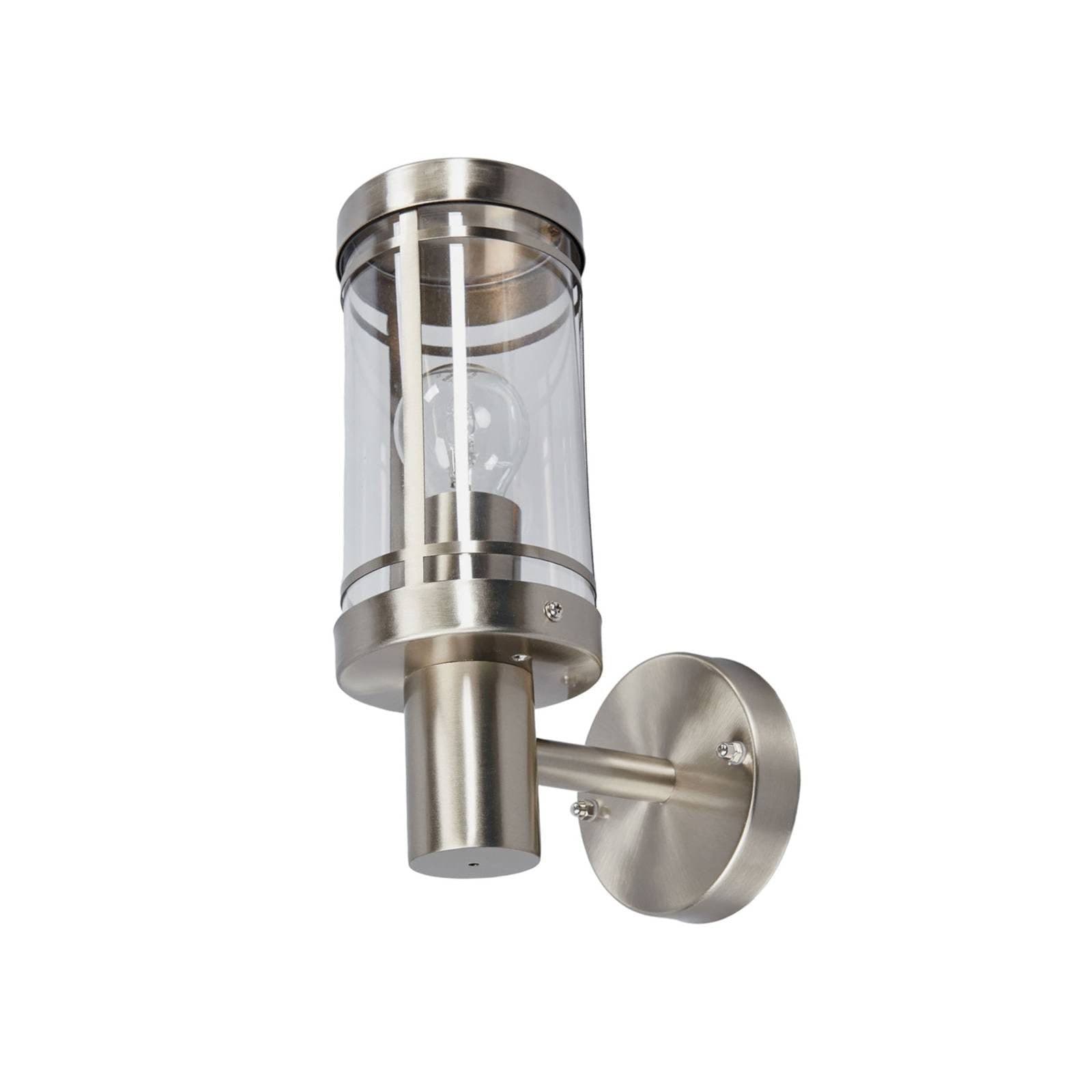 Lindby Außen-Wandleuchte Djori Edelstahl 1x15W LED IP44 - Bild 2