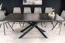 riess-ambiente Esstisch ALPINE Anthrazit Keramik ausziehbar Industrial Design Bild 2