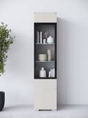 Home affaire Vitrine Vera Glasvitrine mit LED-Beleuchtung beige Bild 2