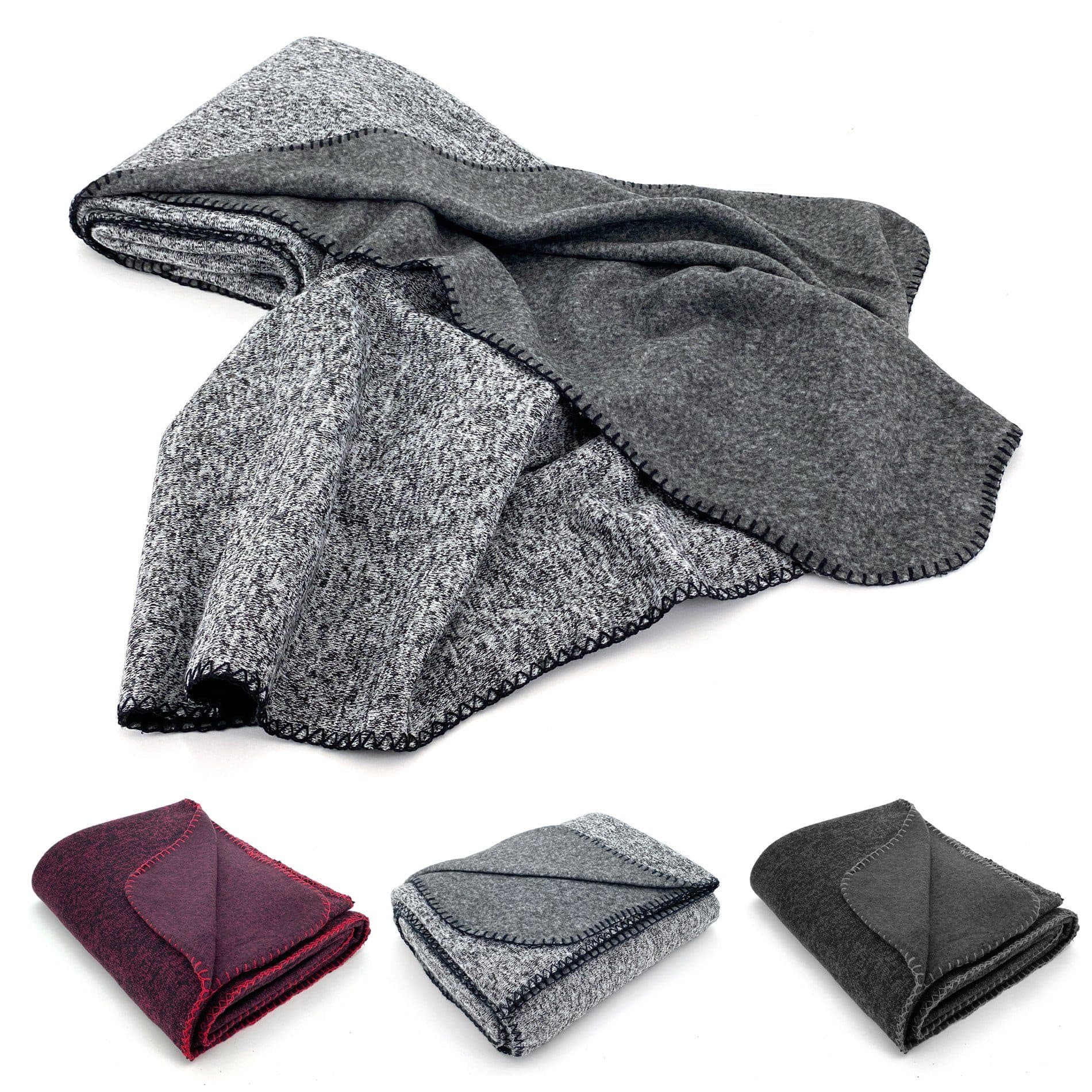 heimtexland Wohndecke Strick Kuscheldecke Meliert - Bild 2