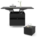 COSTWAY Couchtisch höhenverstellbar mit Schublade & Rollen Bild 2