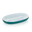 kela Seifenschale Isabella Keramik Oval Blattgrün/Weiß Bild 2