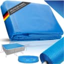 tectake Pool-Abdeckplane Solarfolie Blau Bild 2