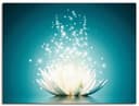 ARTLAND Wandbild Lotus-Blume Blau Bild 2