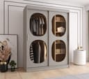 MOEBLO Schiebetürenschrank ALVINA 2 + LED mit LED-Beleuchtung Bild 2